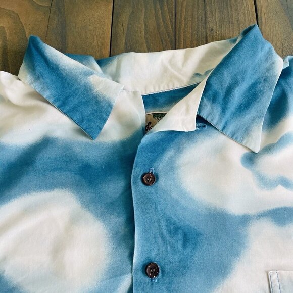 Vintage Tori Richard Short Sleeve Surf Woody Hawaiian Big & Tall Shirt 4XL (MM) - Picture 2 of 8